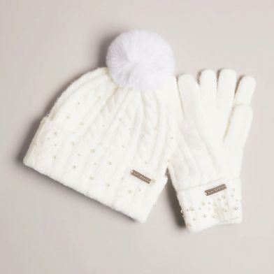 Ted Baker Γυναικείο Σετ Γάντια Με Σκουφί