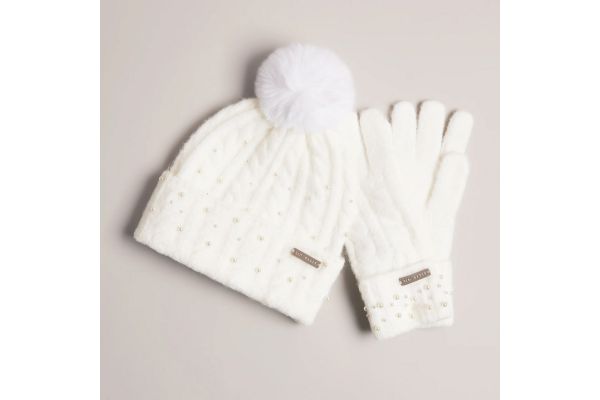 Ted Baker Γυναικείο Σετ Γάντια Με Σκουφί